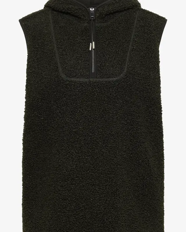 Cecil Teddy Troyer Vest - Raw Khaki