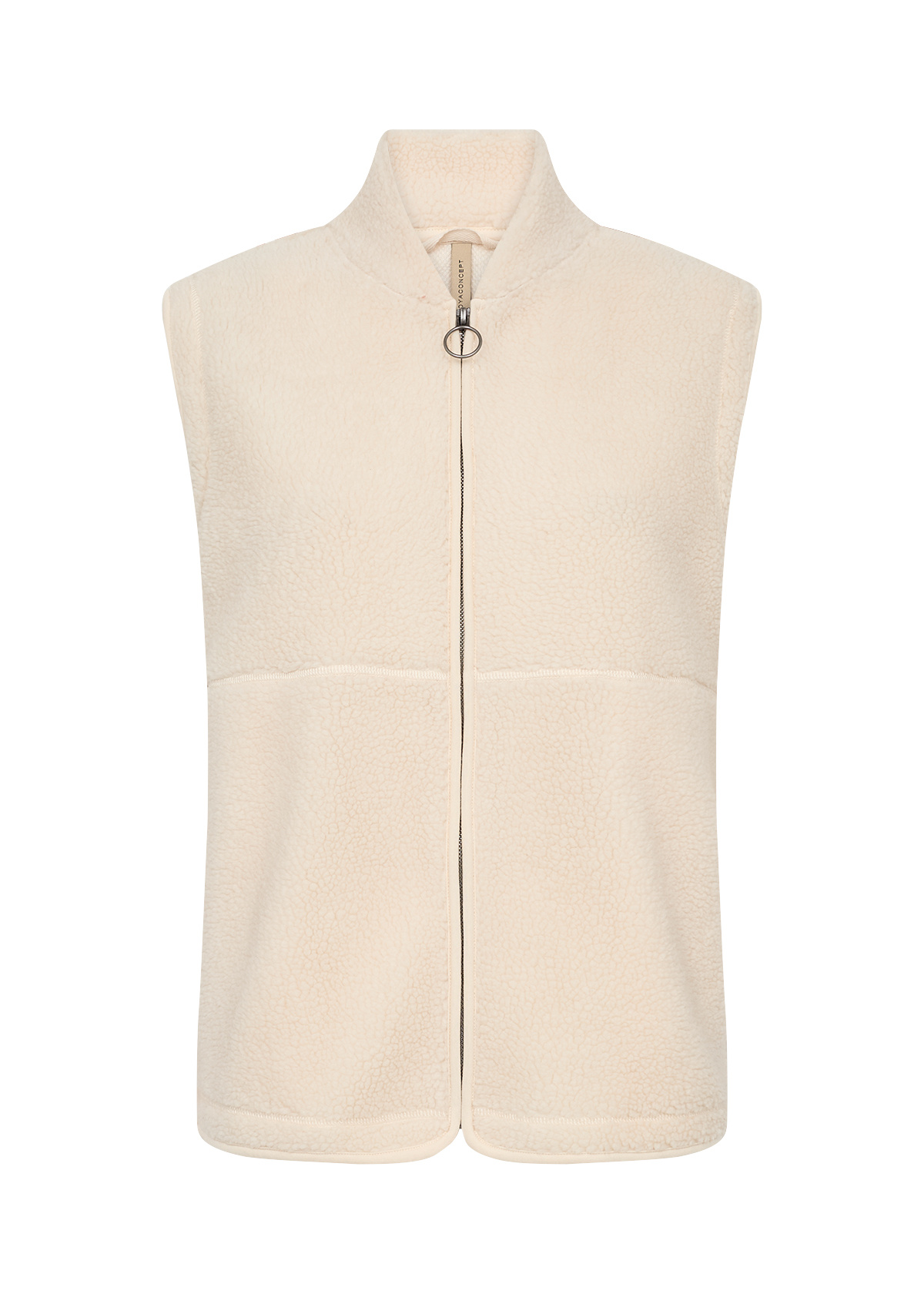 Soyaconcept Teddy Vest Onyx 3 - Cream