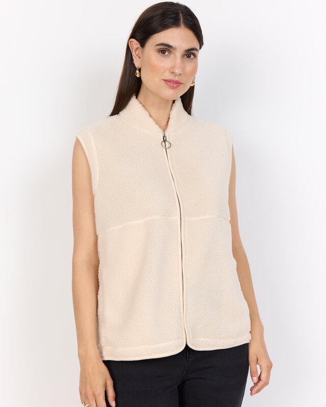 Soyaconcept Teddy Weste Onyx 3 - Cream