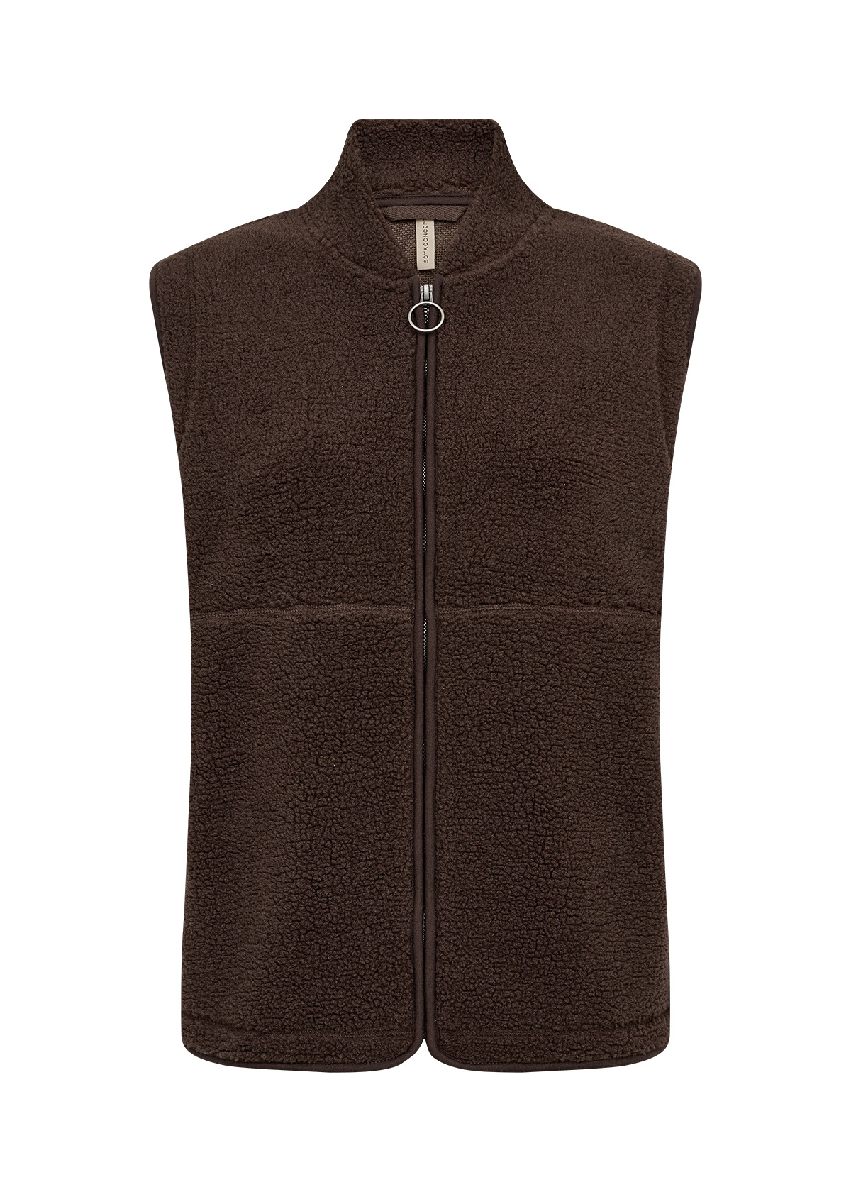 Soyaconcept Teddy Vest Onyx 3 - Hot Fudge