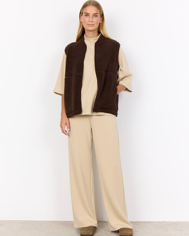 Soyaconcept Teddy Weste Onyx 3 - Hot Fudge