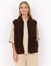 Soyaconcept Teddy Vest Onyx 3 - Hot Fudge