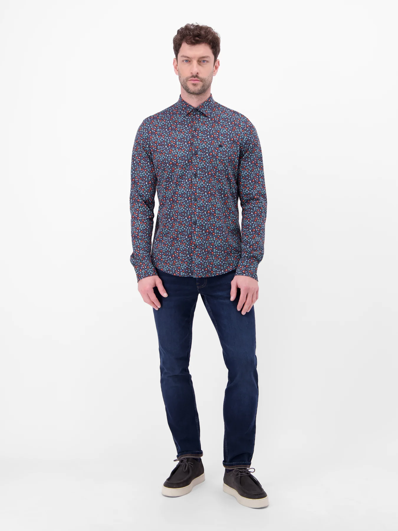 Lerros Jersey Overhemd - Vivid Red