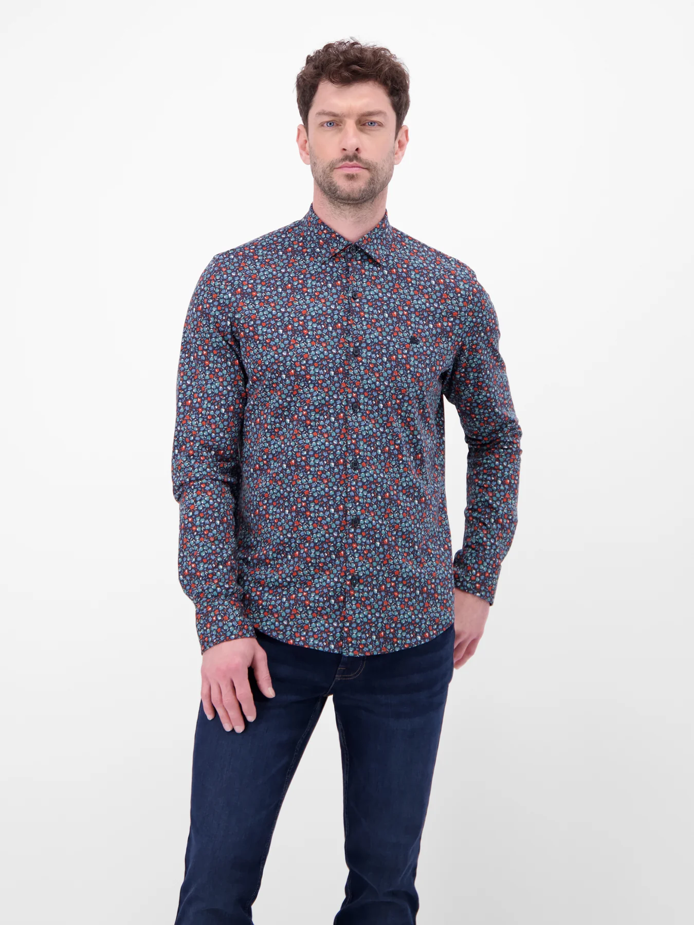 Lerros Jersey Overhemd - Vivid Red