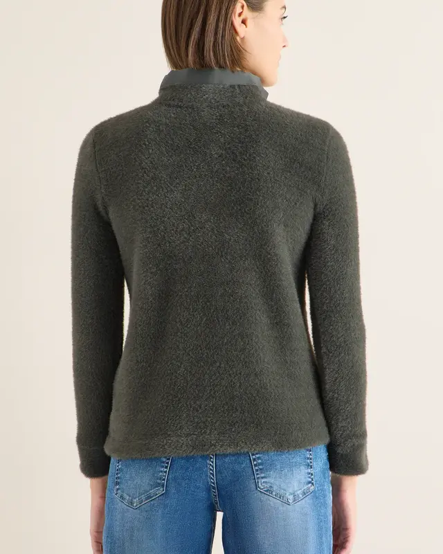 Cecil Federgarnshirt - Raw Khaki