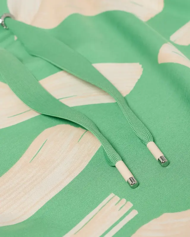 Cecil Shirt met Patroon - Dark Bamboo Green