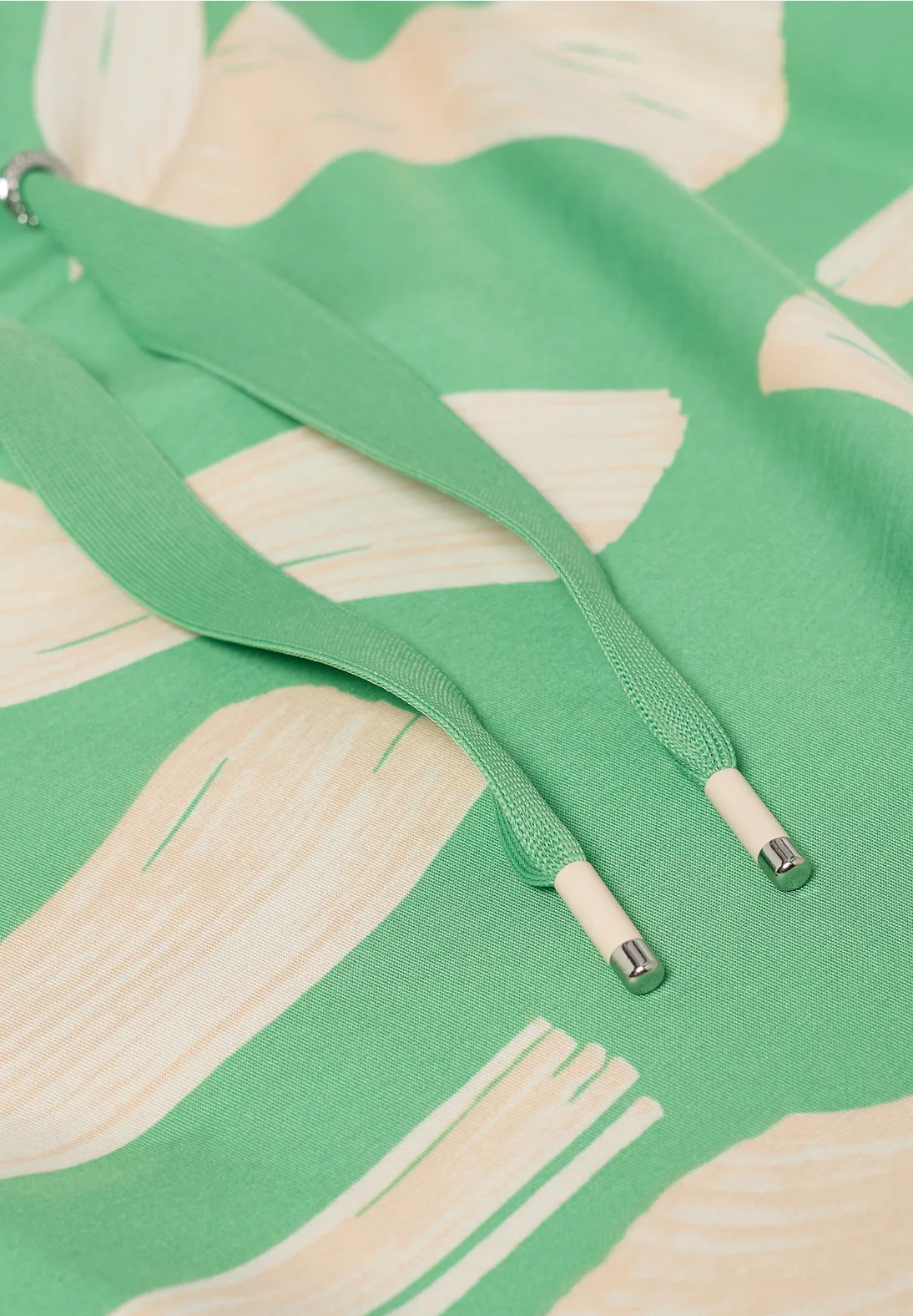 Cecil Shirt met Patroon - Dark Bamboo Green