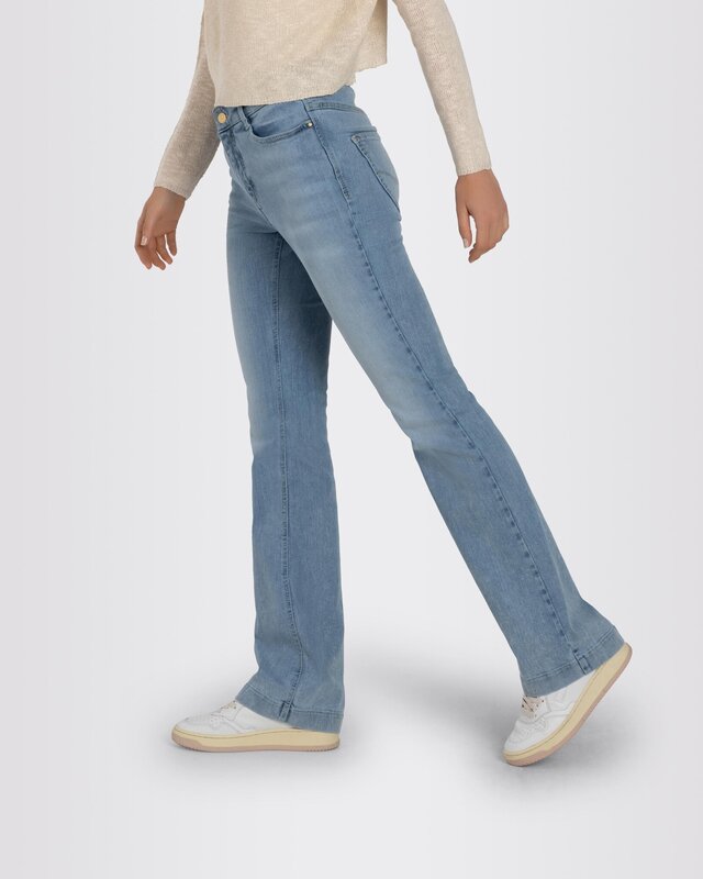 Mac Jeans Dream Jeans Boot Authentic - Summer Blue Clouds Wash