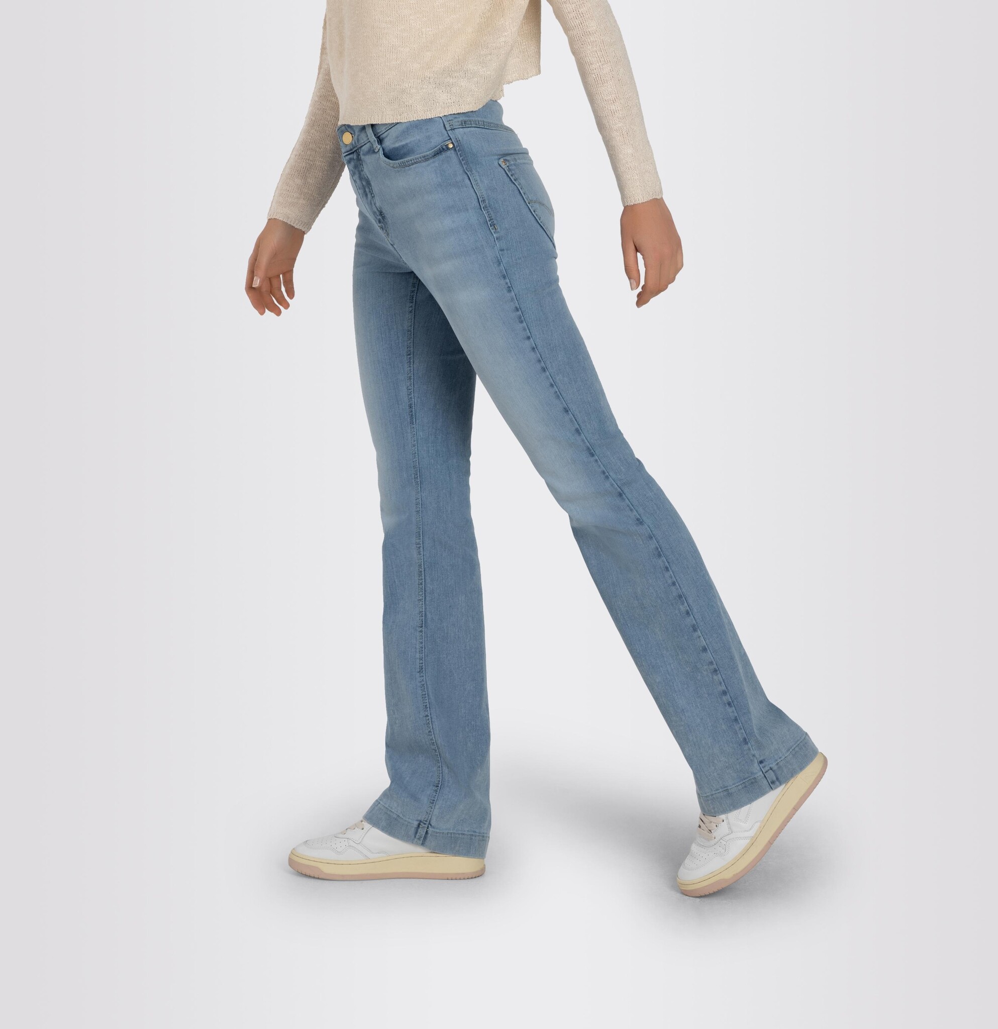 Mac Jeans Dream Jeans Boot Authentic - Summer Blue Clouds Wash