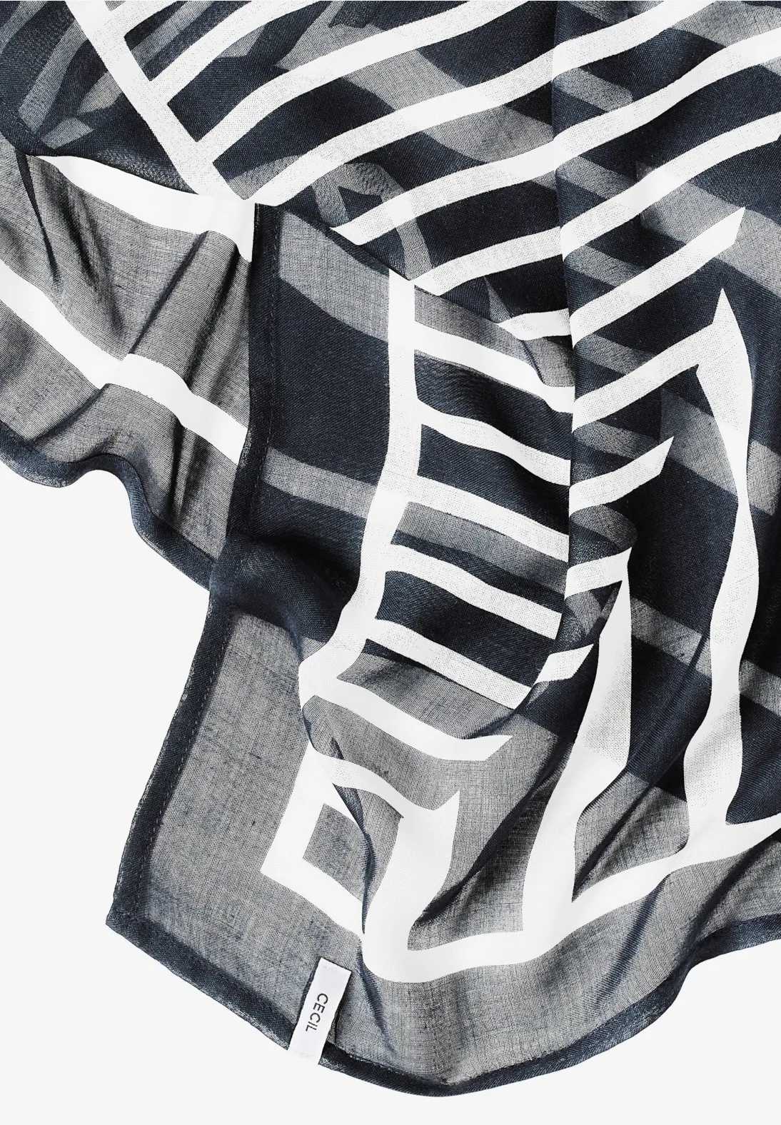 Cecil Bandana met Patroon - Universal Blue