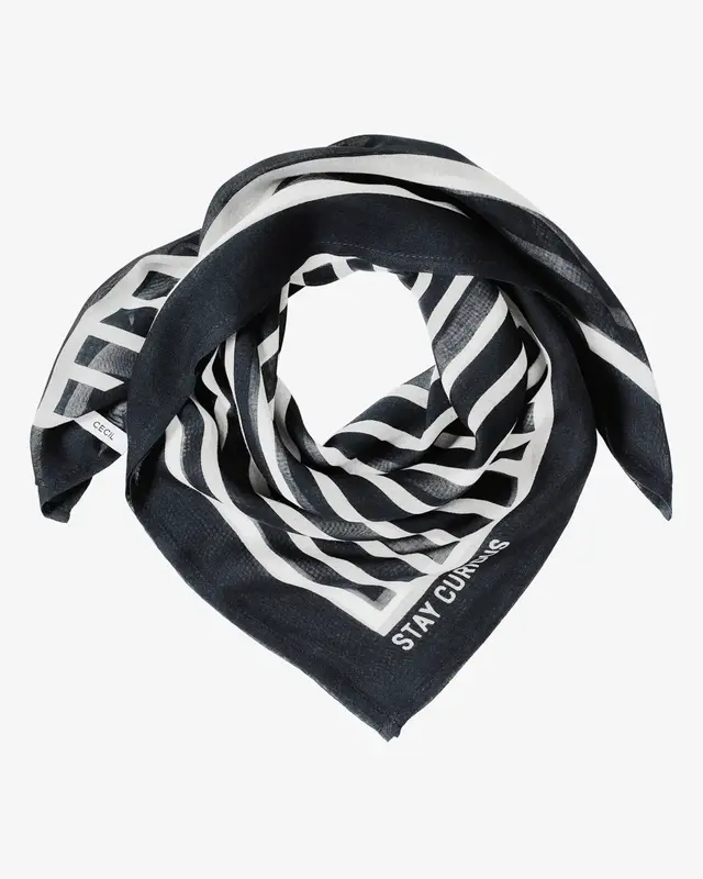 Cecil Printed Bandana - Universal Blue