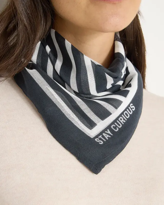 Cecil Gemustertes Bandana - Universal Blue