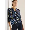 Gedesineerde Blouse - Universal Blue