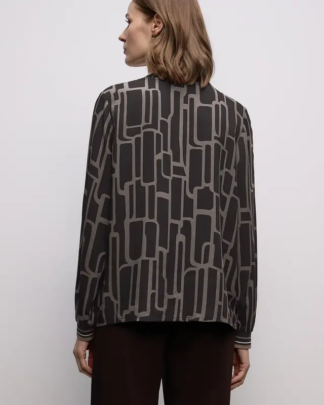 Street One Print Tuniek - Darkest Brown