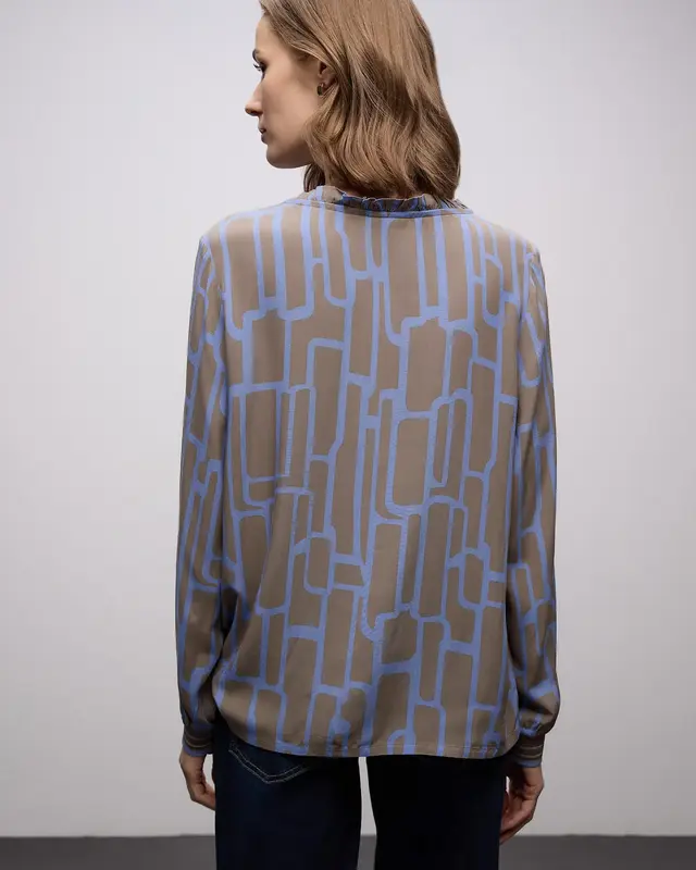 Street One Print Tuniek - Frosted Blue