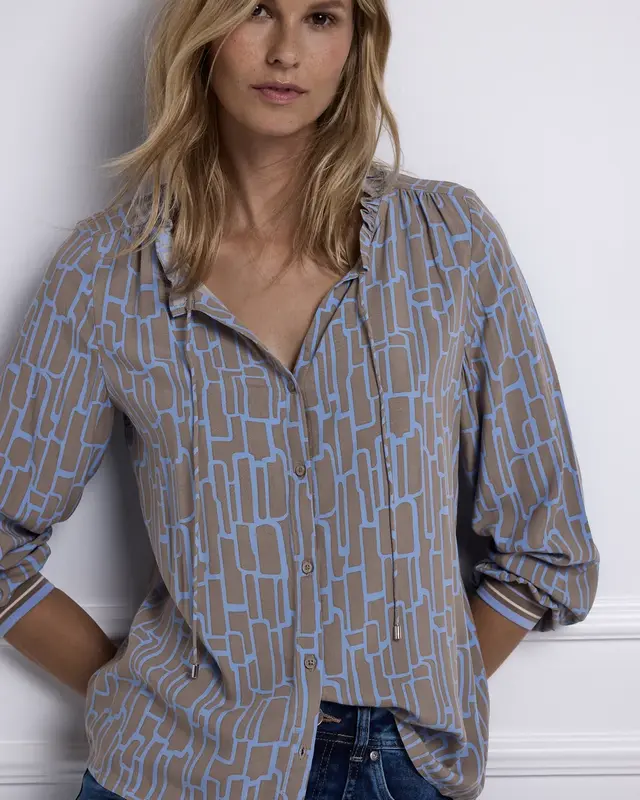 Street One Print Tuniek - Frosted Blue