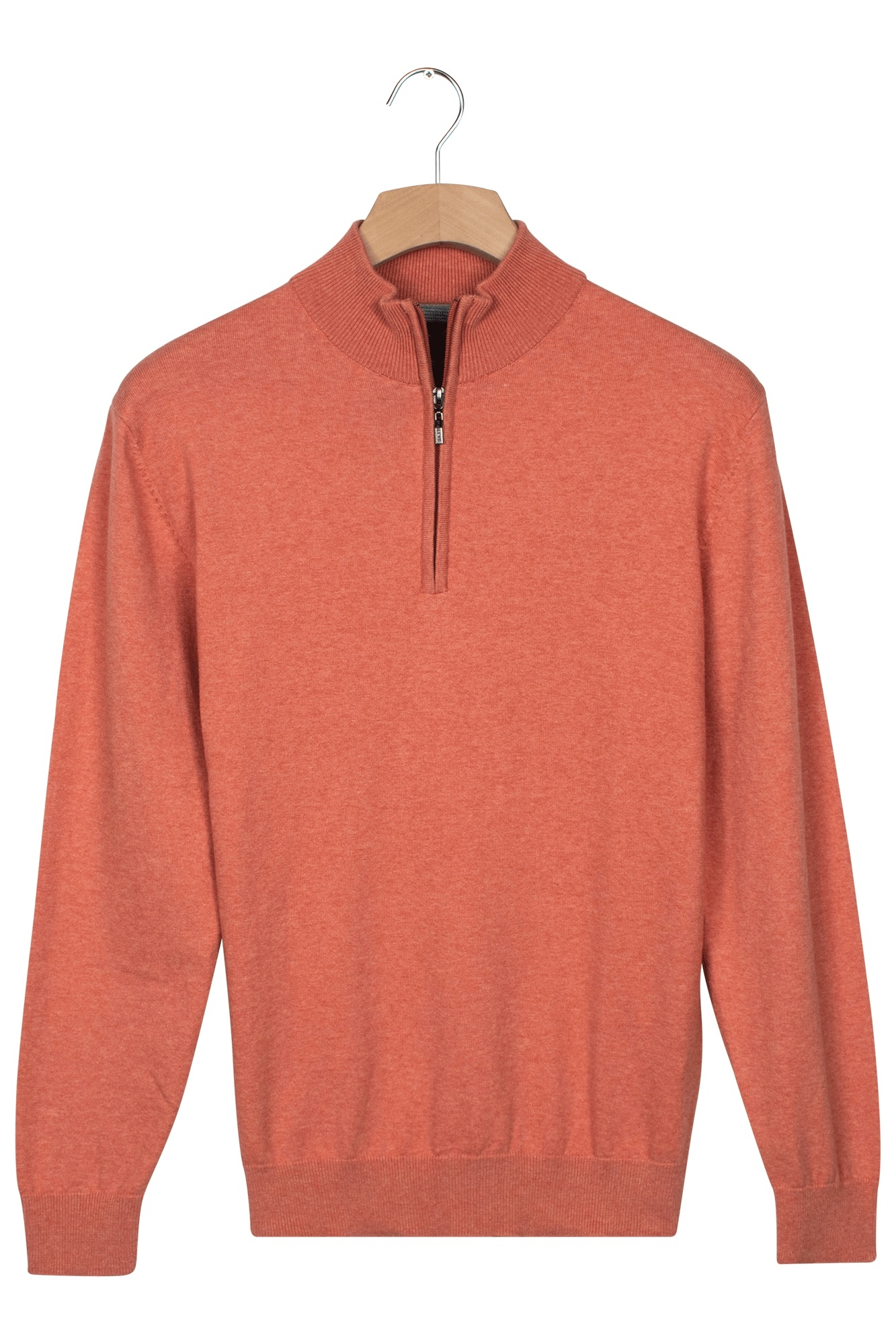 Baileys Pullover mit Zipper - Apricot