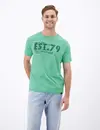 Lerros T-Shirt mit Brustprint - Mint Water
