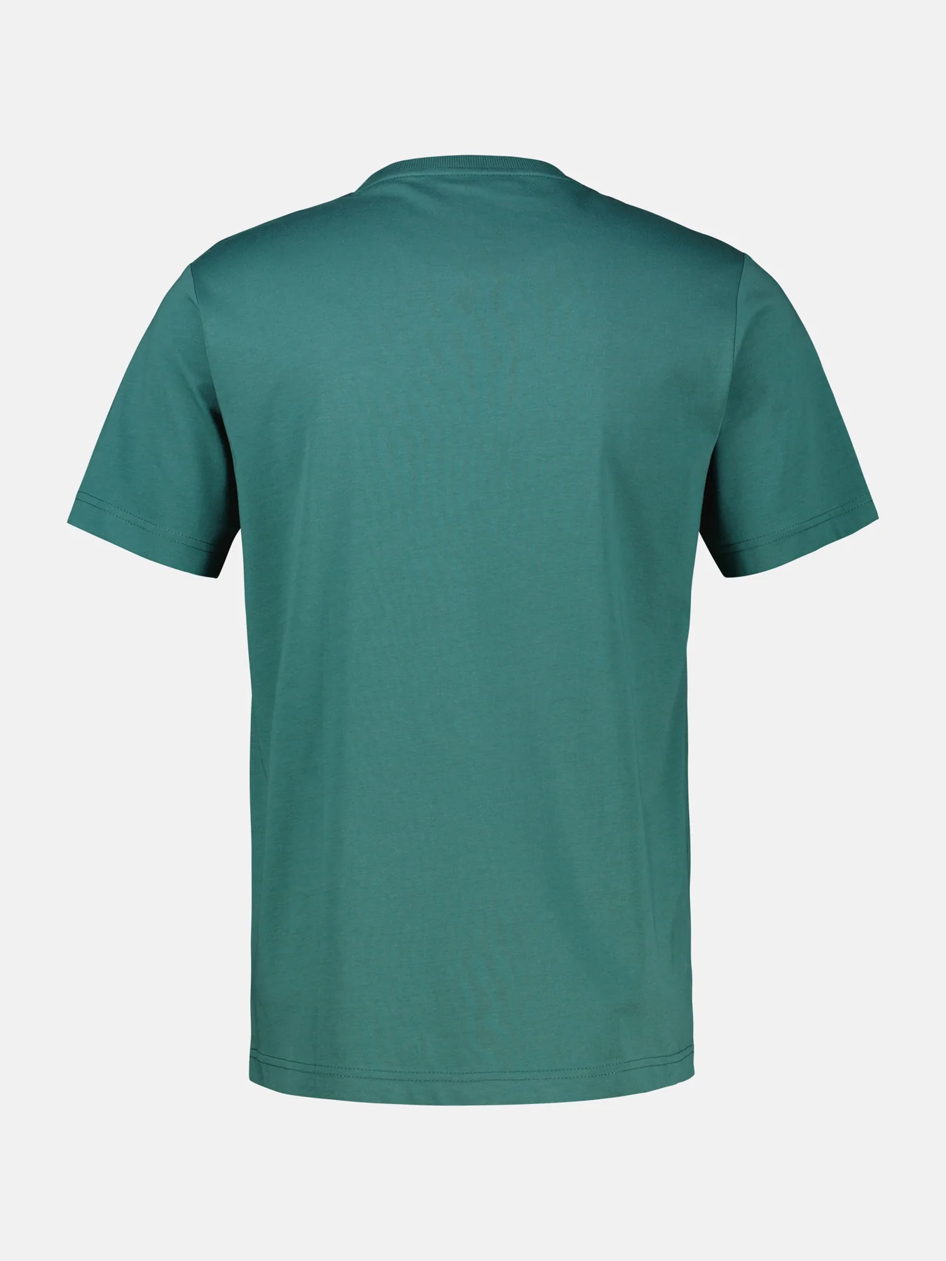 Lerros T-Shirt met Borstprint - Soft Teal