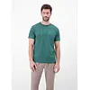 T-Shirt with Chestprint - Soft Teal