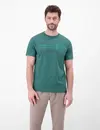 Lerros T-Shirt mit Brustprint - Soft Teal