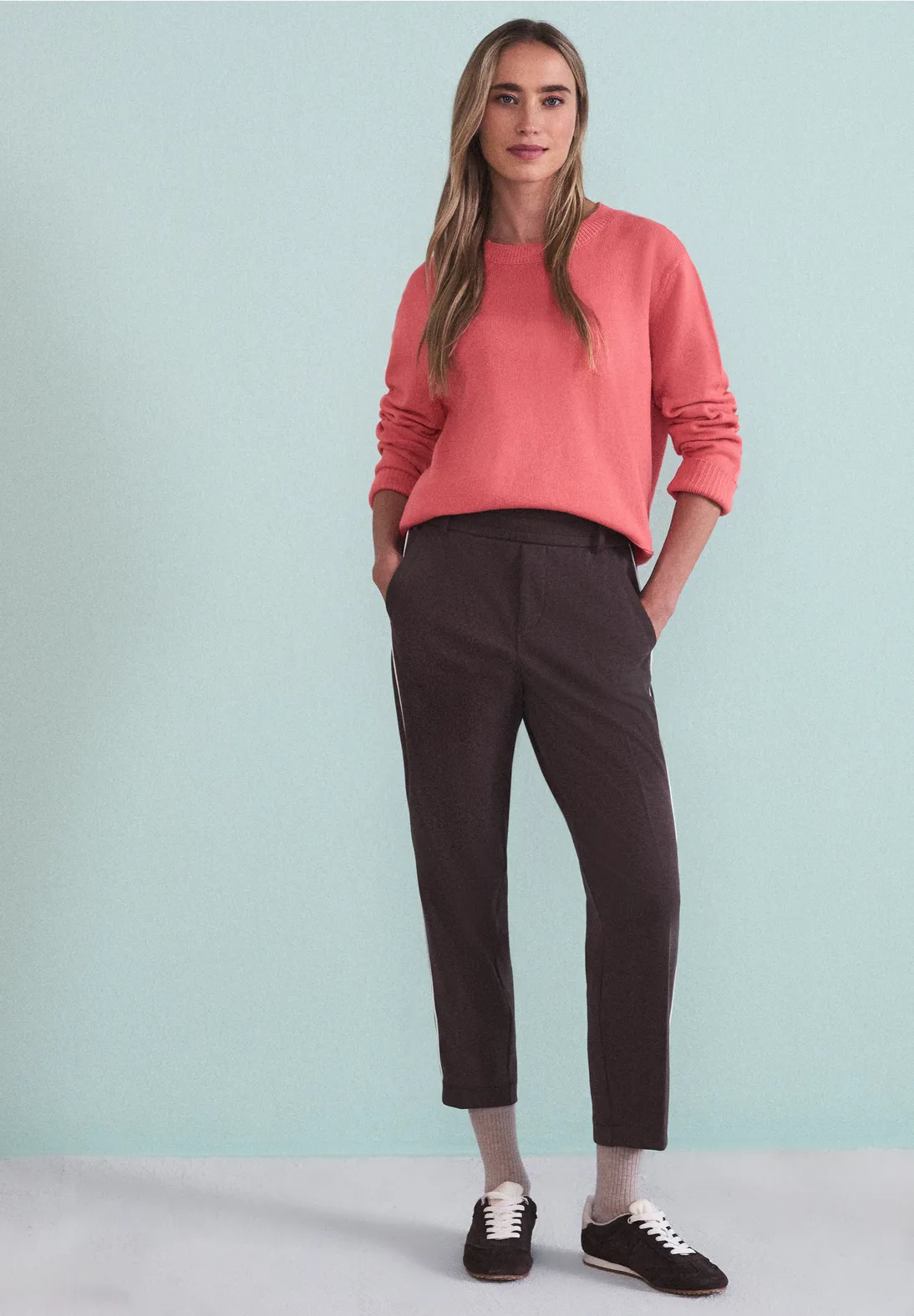 Street One Basis Trui - Striking Coral