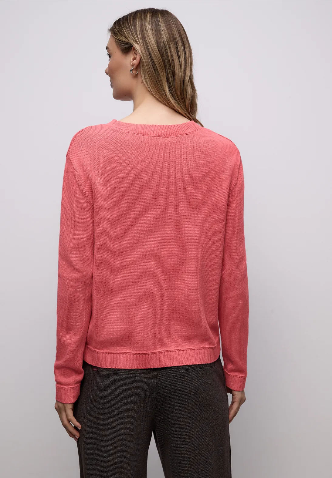 Street One Basic Jumper - Striking Coral