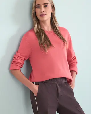 Street One Basic Jumper - Striking Coral