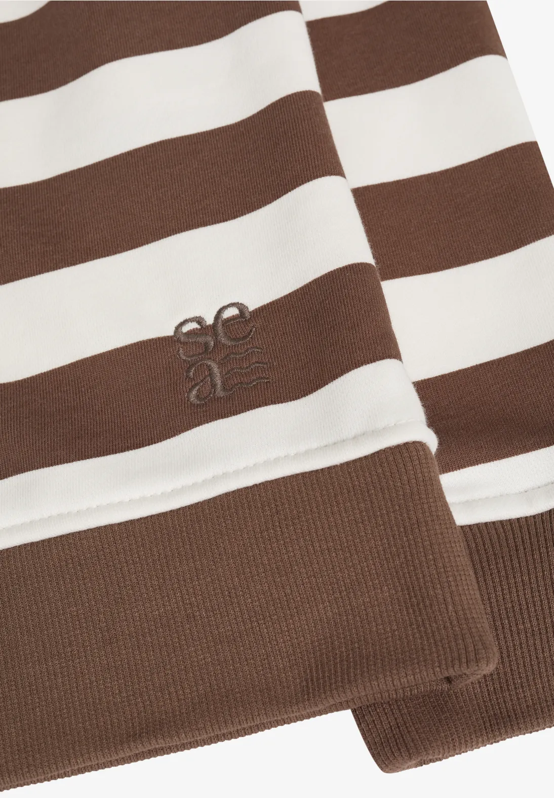 Cecil Striped Sweatshirt - Urban Taupe