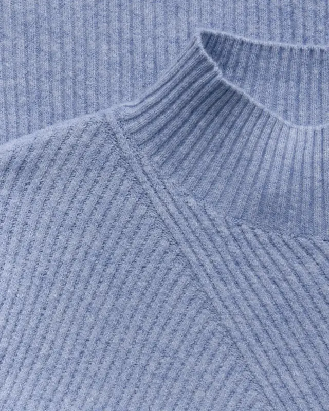 Street One Soft Structured Jumper - Frosted Blue Melange