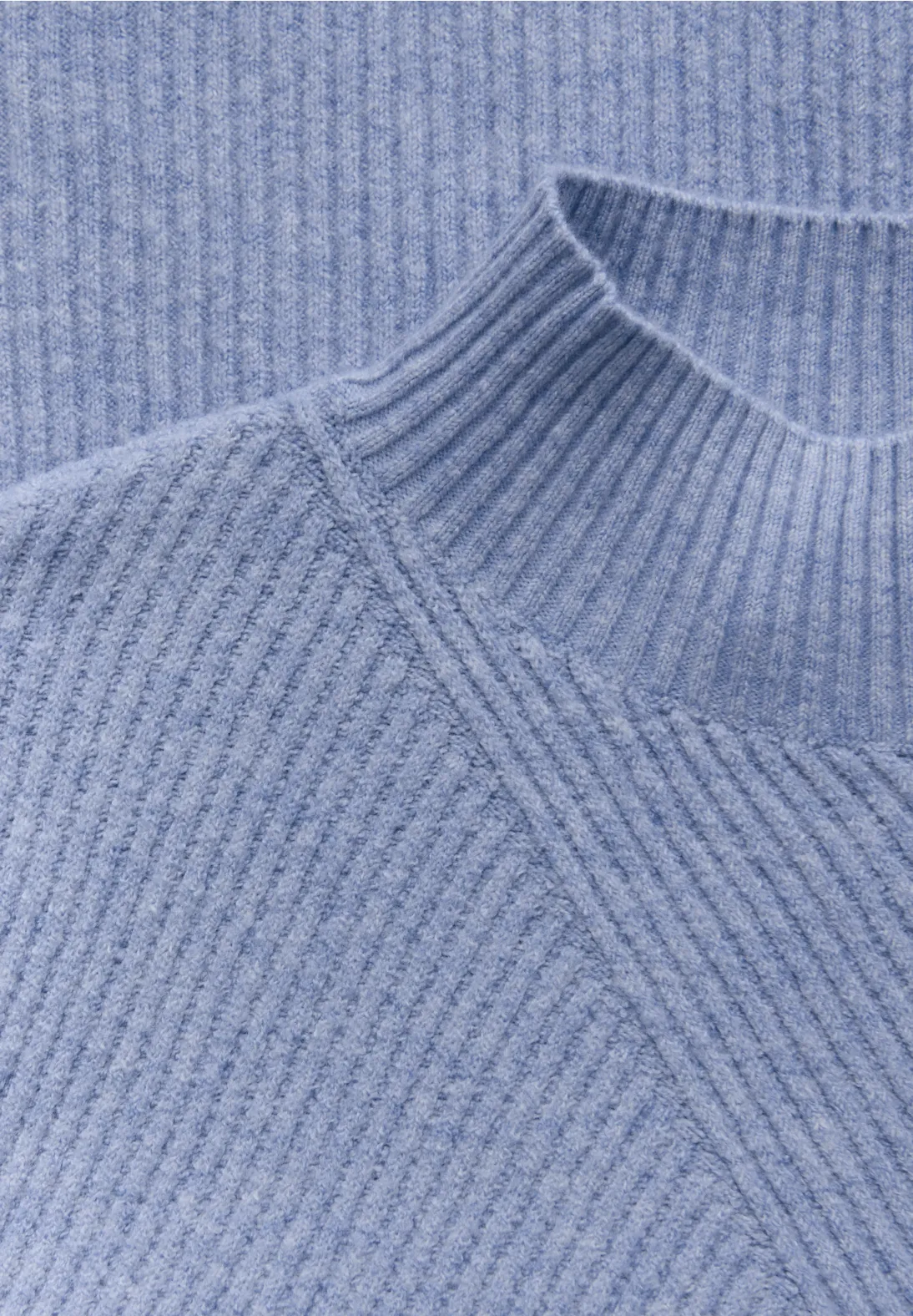 Street One Soft Structured Jumper - Frosted Blue Melange