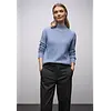 Soft Structured Jumper - Frosted Blue Melange