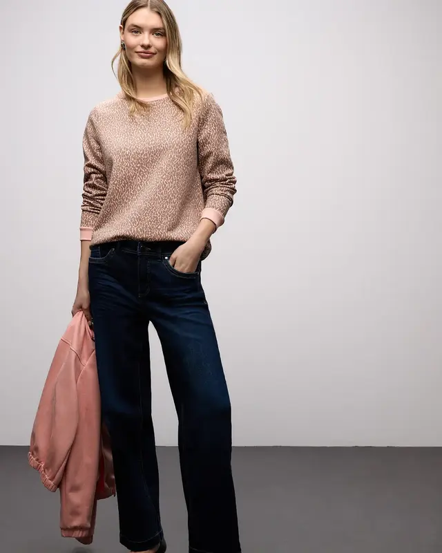 Street One Leo Sweatshirt - Light Apricot