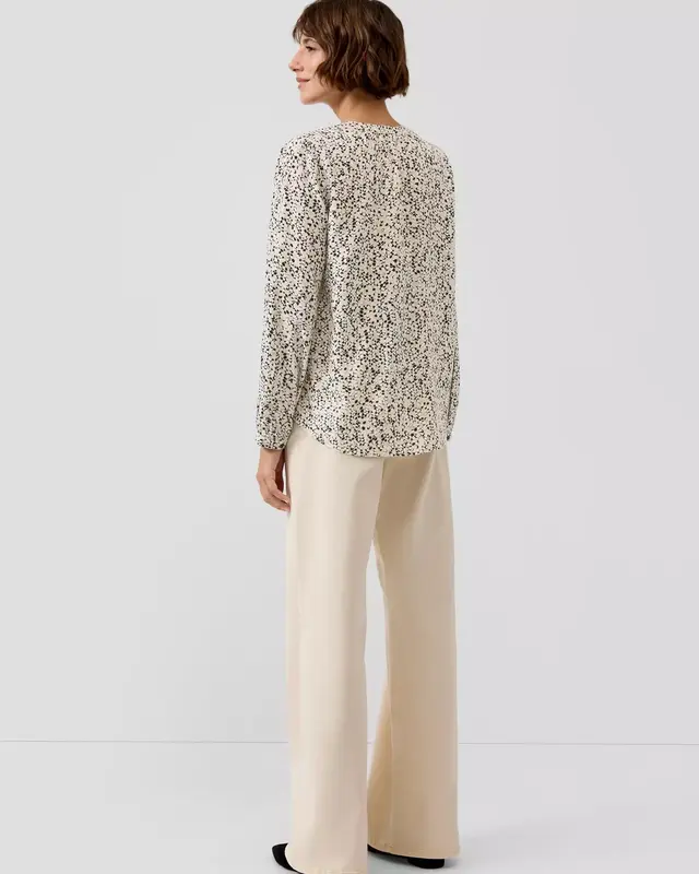 S. Oliver Print Blouse - Beige
