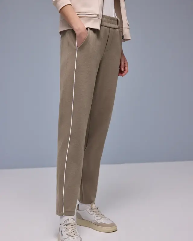 Street One Slim Leg Hose Bonny - Light Terra Mocha