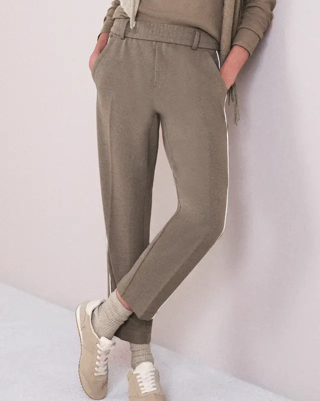 Street One Slim Leg Hose Bonny - Light Terra Mocha