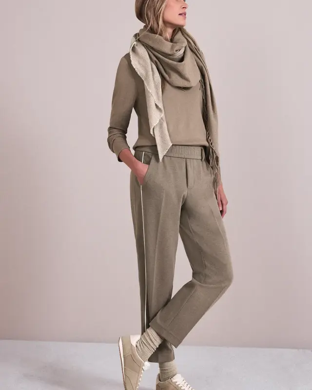 Street One Slim Leg Hose Bonny - Light Terra Mocha