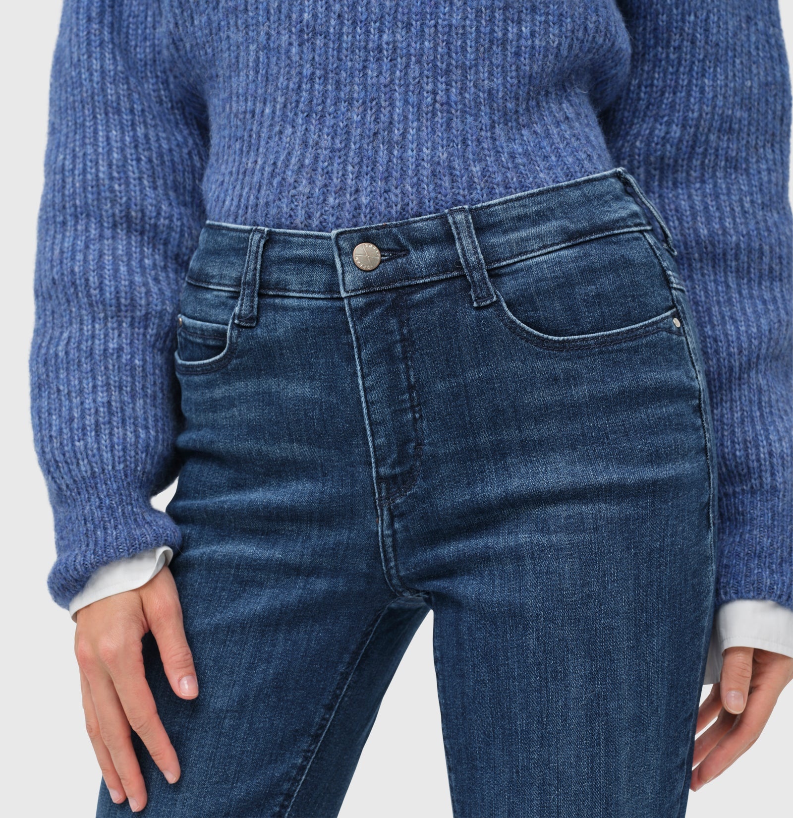 Mac Jeans  Dream Jeans Boot Authentic - Cobalt Authentic Wash