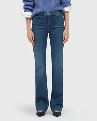 Mac Jeans  Dream Jeans Boot Authentic - Cobalt Authentic Wash