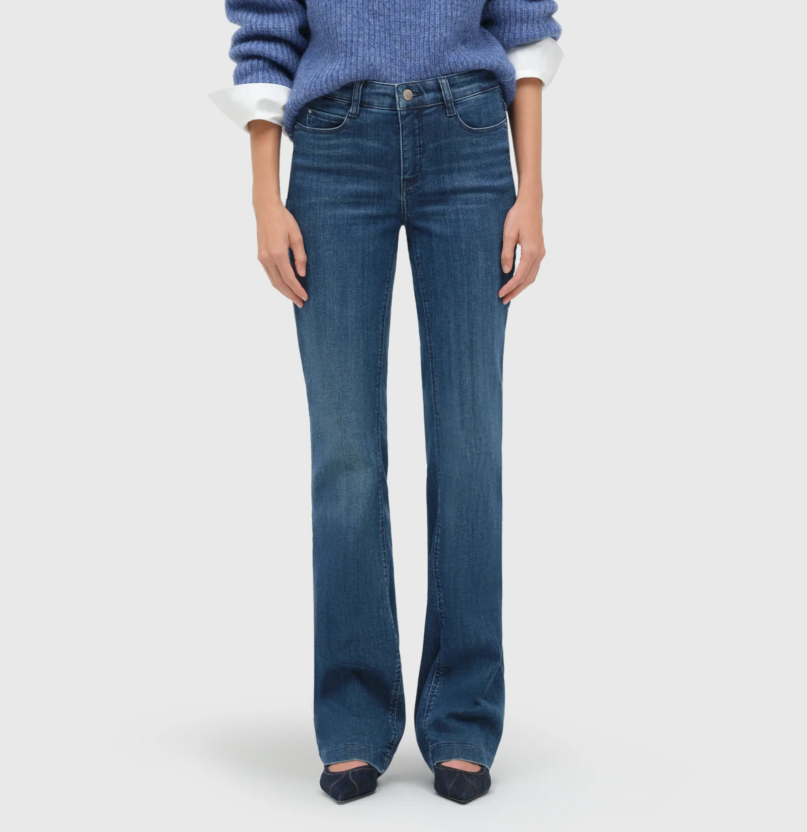 Mac Jeans  Dream Jeans Boot Authentic - Cobalt Authentic Wash