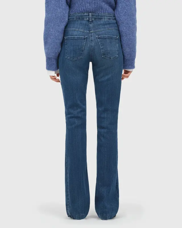 Mac Jeans  Dream Jeans Boot Authentic - Cobalt Authentic Wash