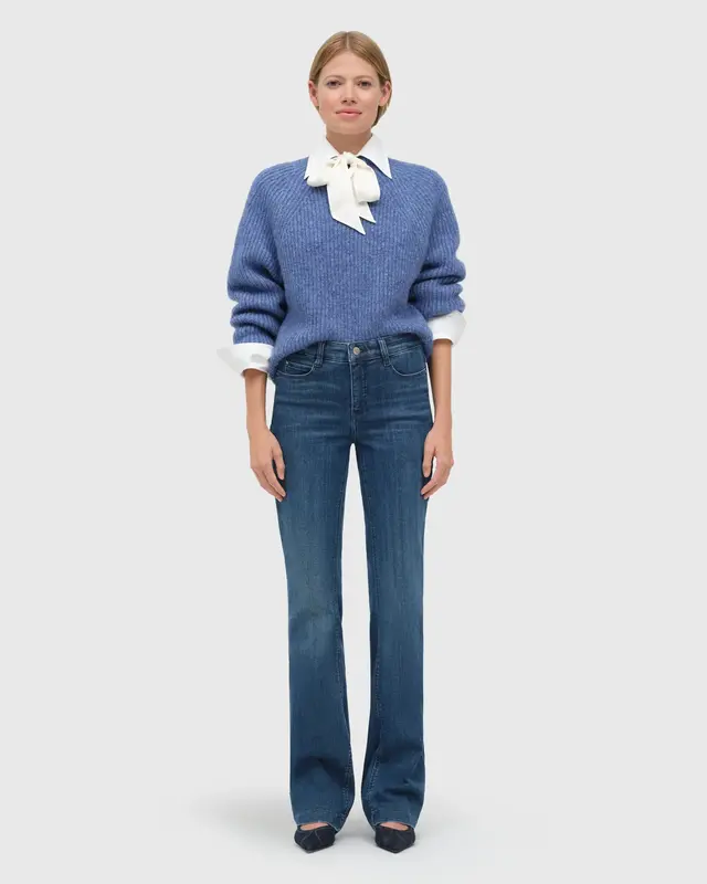 Mac Jeans  Dream Jeans Boot Authentic - Cobalt Authentic Wash