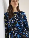 Cecil Gemustertes Shirt - Universal Blue