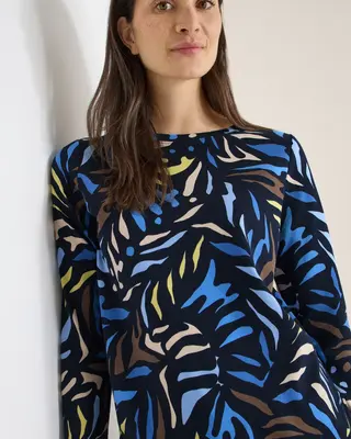 Cecil Printed Shirt - Universal Blue