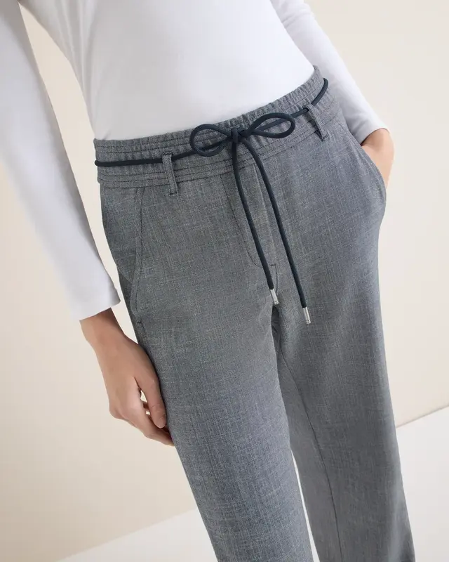 Cecil Wide Leg Pants Neele - Universal Blue