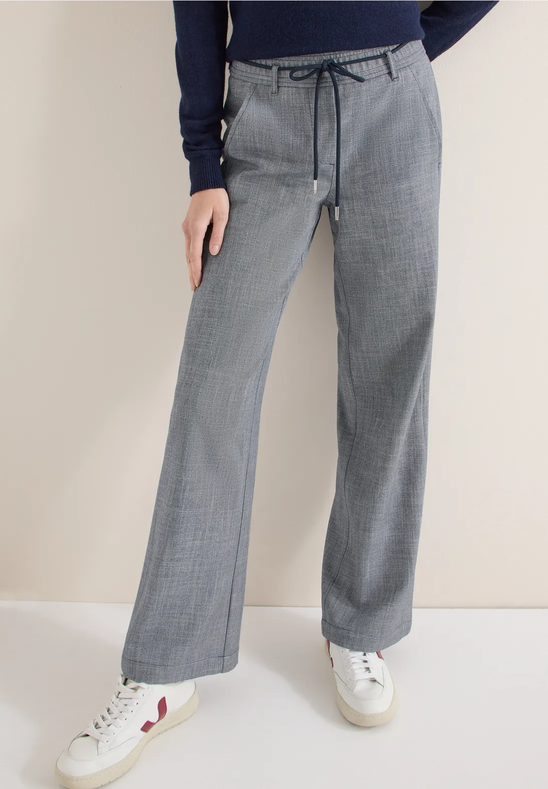 Cecil Wide Leg Hoose Neele - Universal Blue