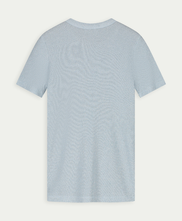 Elvira Collections Glitzer Top Vickey - Ice Blue