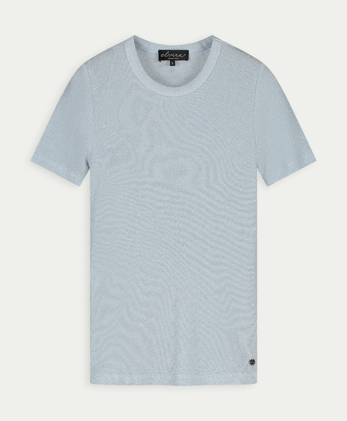 Elvira Collections Glitzer Top Vickey - Ice Blue