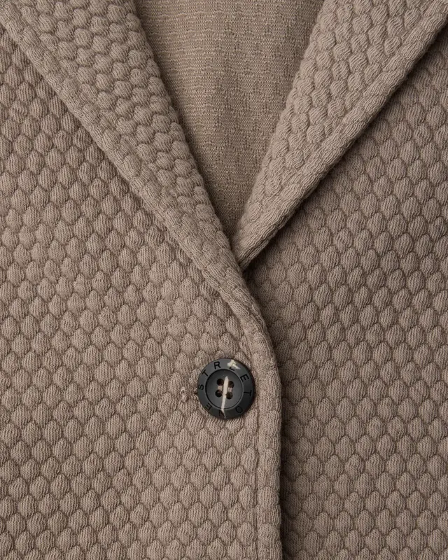 Street One Blazer mit Struktur - Light Terra Mocha
