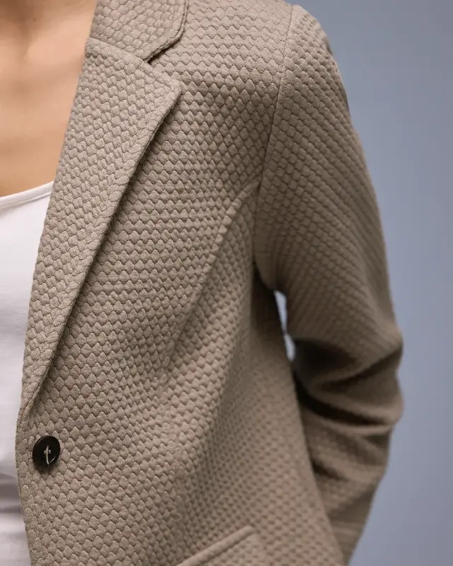 Street One Blazer with Structure - Light Terra Mocha